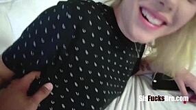 Helping blonde teen 18+ Dixie Lynn feel better with close comfort