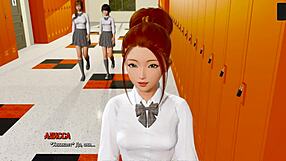 Kompletní gameplay Ripples část 9 s roztomilou teenkou 18+