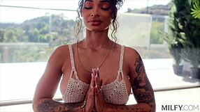 milfy fit yoga milf medusa rides young studs cock all day long