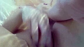 Sexy Nadia Enjoys a Bath with Rubber Duckies