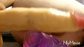 A gay man engages in anal play activities.