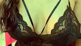 Cute Student Filmed in Nighttime Meeting