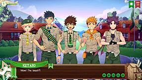 Intense Beach Episode: Young Asian Gay Uncensored Hentai Action