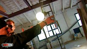 Ginger hell crazy threesome with ian scott & leo galvez