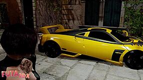 Big Titted Brunette Futa Spies And Fucks Blonde Hard