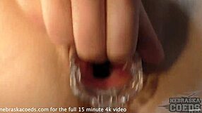 Young blonde's gyno exam and peeing closeups in hospital