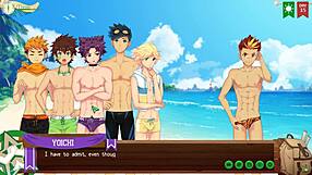 Intense Beach Episode: Young Asian Gay Uncensored Hentai Action