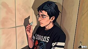 Emo Babe Sucks and Deepthroats Big Interracial Dick to Cover Rent