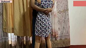 College couple's bed homework turns intriguing.