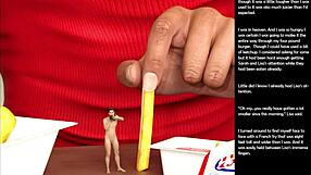 Oh pequena de 18+ episódio 37 de gestos com sexo em quadrinhos 3D 😏