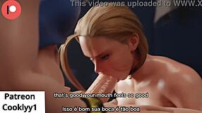 Cammy And Chun Li Engage In Intense Gym Sex With Anal And Blowjob