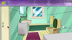 A walkthrough of a house with mature women, no sex scenes