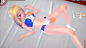 Koikatsu schoolgirl gets fucked in the infirmary by monster cock.