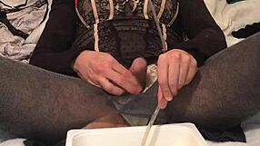 Dirty Old Drunk Engages In Golden Piss Fetish Scene.