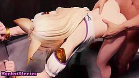 shy teen tries sucking cock for first time in game play