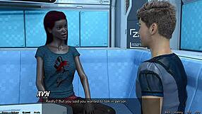 Poročena bustasta ebony je jezna name v vesolju!