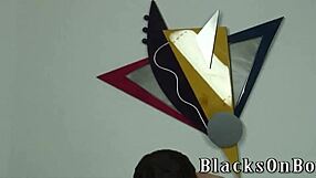 joey tries gay sex with a black guy