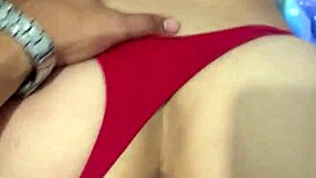 Latina amateur feels big cock in doggy style