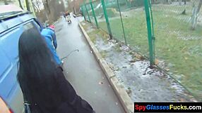 Amateur with good blow job skills seduces and fucked by a spy camera