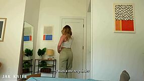 Breakup sex with big booty blonde anna claire cloud moaning