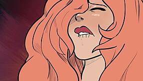 Big Lemonfont Animation Features Muscular Futanari in Action