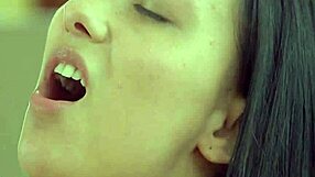 Gorgeous teen in sloppy blowjob.