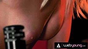 petite blonde chloe temple fucks stepsister lily larimar with strap-on 😏