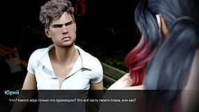 Beautiful 3D anime with double penetration and rough anal sex