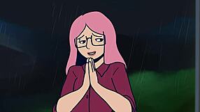 Big Lemonfont Animation Features Muscular Futanari in Action