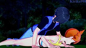 Intense sex with Misty, Kasumi, and May in Pokémon hentai action