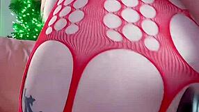 Curvy Woman Enjoys Anal Play With Big Black Dildo In Doggystyle Position.