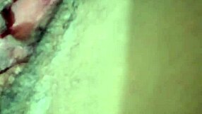 Chubby guy vibes with vibrator, warning when he's about to cum in custom video