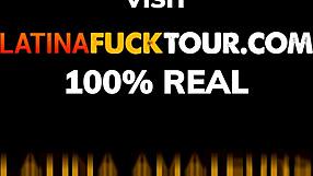 Can Petite Colombian Roommate Grip Huge Cock Riding?