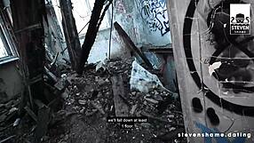 Megan venturi's pussy gets destroyed and cum-glazed outdoors.