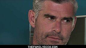 Twink stepson harlen quindel blows gay stepdad's big cock