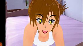 is this hg devil academy dxd parody featuring intense blowjobs?