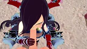 friedrich der große sucks and fucks in azur lane fantasy!