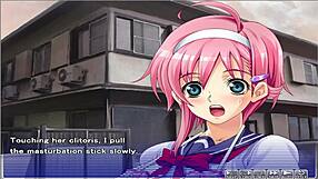 Hentai game with Busty opponents and a hidden camera