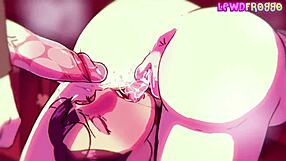 In Rainy Day Lewdfroggo, Characters Engage in Group Deepthroat and 3some