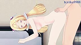 aki rosenthal and ouro kronii intense sex - hololive vtuber hentai