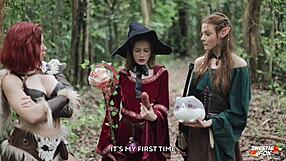 D&D LITTLE 18+ BIG PORN ADVENTURE WITH ROUGH ASS WORSHIPING AND CUM ON TITS