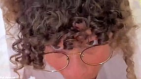 stepmom demonstrates her wild side to friend