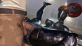 Overwatch rule34 compilation features brigitte, widowmaker, mercy, pharah, kiriko, and atomic heart in rough group scenes.