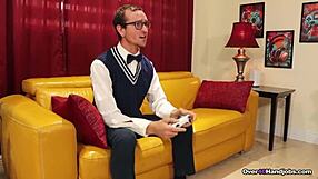 nerd boy gets milked by hot mom nina starr