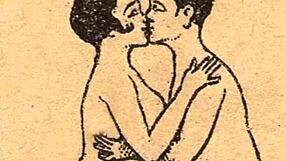 back in the day, they crafted the erotic alphabet as a steamy vintage comic tale.