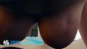 busty blonde gf gets oral creampied 😍 true amateur fun