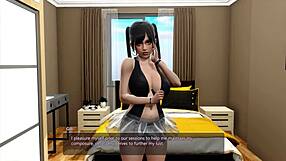 Hot Young Girl Feels Intense Pleasure Having Sex Until She Cums in 3D Cartoon