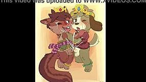 gay furry porn unfolds in wild frottage compilation scenes