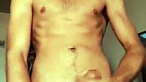 Hot Gay Soloboy Strokes His Monster Cock To Intense Cumshot