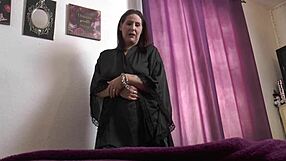 Step-son wakes with morning wood, but it's not for his step-mom's big tits